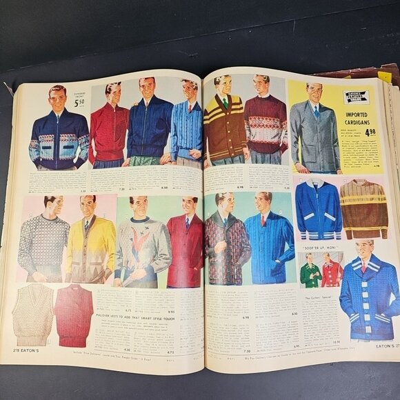1953-1954 Eaton’s Fall And Winter Catalogue Some Rips Read OVERSIZED BOOK! - Picture 15 of 16